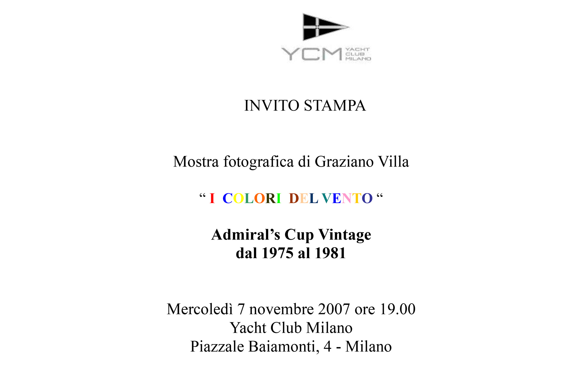 ADMIRAL'S CUP VINTAGE - © Graziano Villa