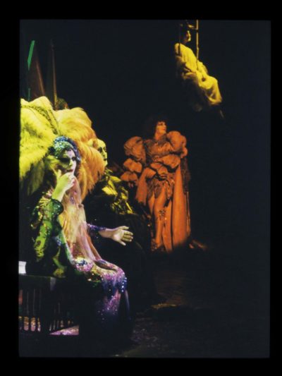 LINDSAY KEMP - "SALOME' " by O.Wilde - Salomé and the Moon - color slide - size 120 - © Graziano Villa