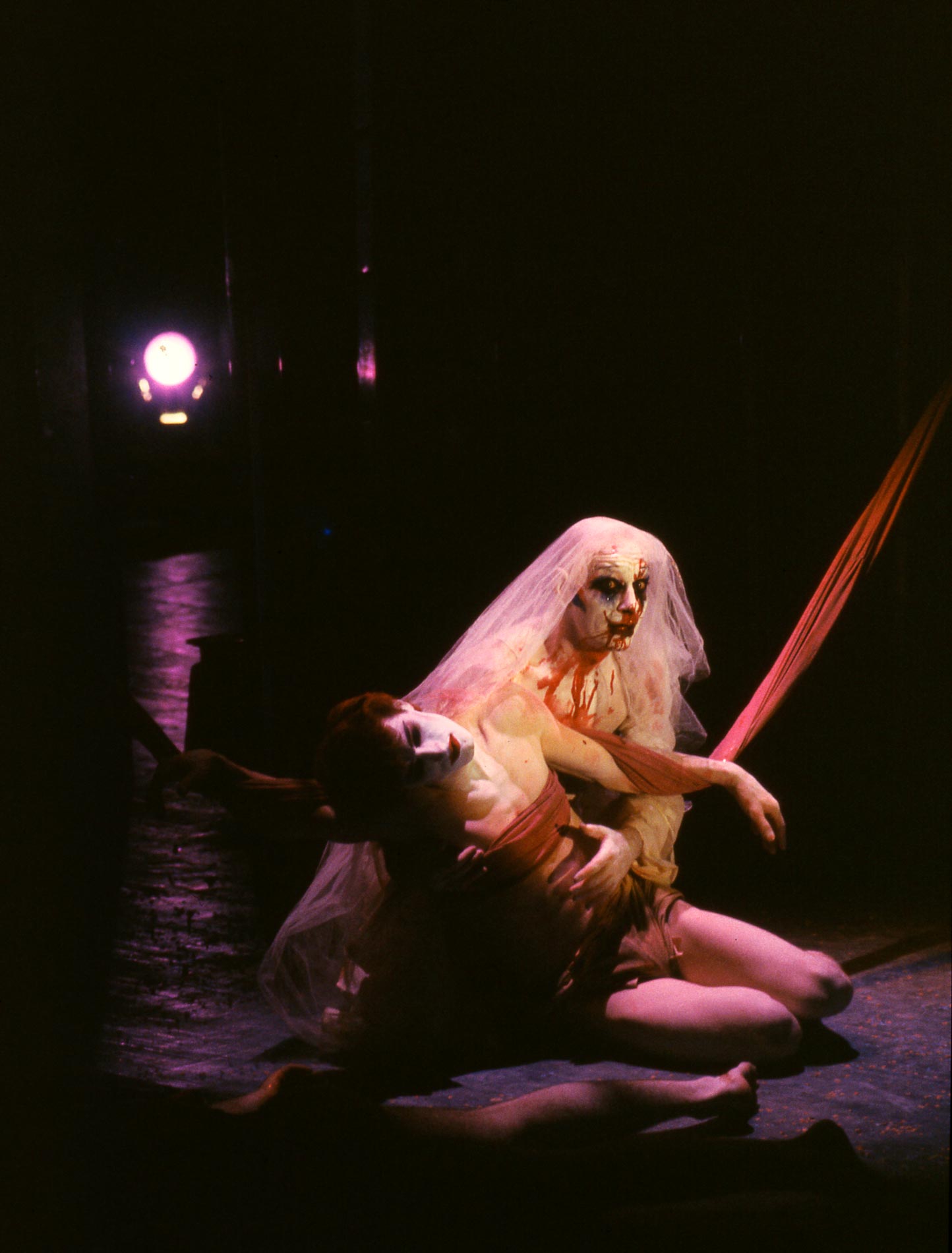 LINDSAY KEMP - "FLOWERS" by JEAN GENET - color slides 4x5 cm - 1982 - © Graziano Villa